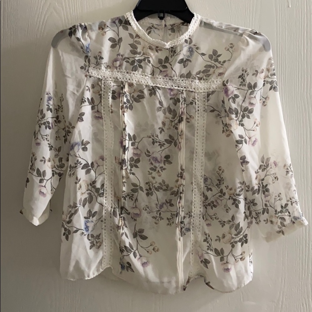 Long sleeve blouse